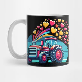 Cute Tractor | Valentines Day Mug